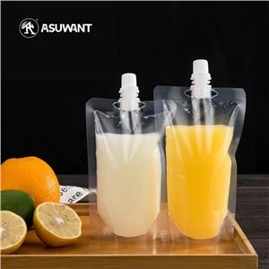 Borża ta 'spout ċara trasparenti b'kappa 250ml