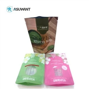 Stand Up Tea Packaging Borża li tista 'terġa' titfa 'Żerriegħa tal-Fjura Ziplock Mylar Doypack