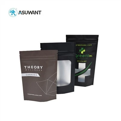 Ippakkjar tal-Marijuana 420 Pre Roll Cannabis Bags Aluminum Plastic Resealable