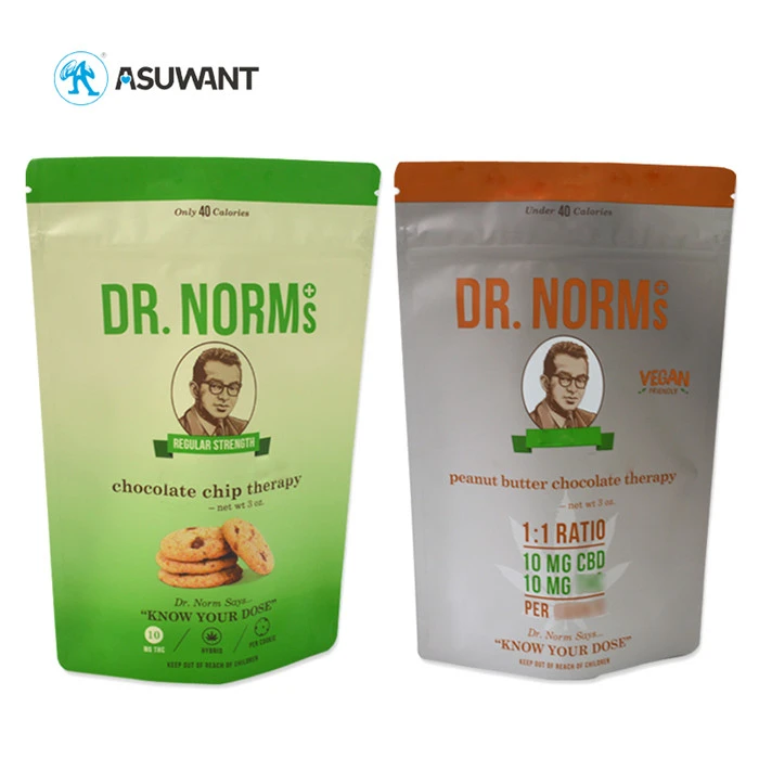 VMPET Green Plastic Bag Food Packaging , Food Grade Bags For Food Packaging