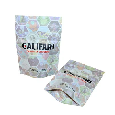 Basktijiet tal-Mylar Blu Blu bl-ingrossa 3.5g Riħa tal-Prova Stand Up Pouch