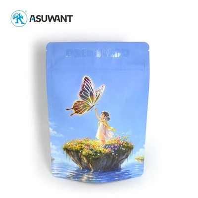 BRC Uffiċjali Disney Liċenzjati Premium Texture Ippakkjar Boroż tal-plastik Bi Spot Gloss UV Mgħollija Imqabbża Kisi UV olografiku