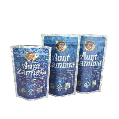 Cookie Gummies li jittieklu Cannaburst Ippakkjar olografiku 3.5 Mylar Bags